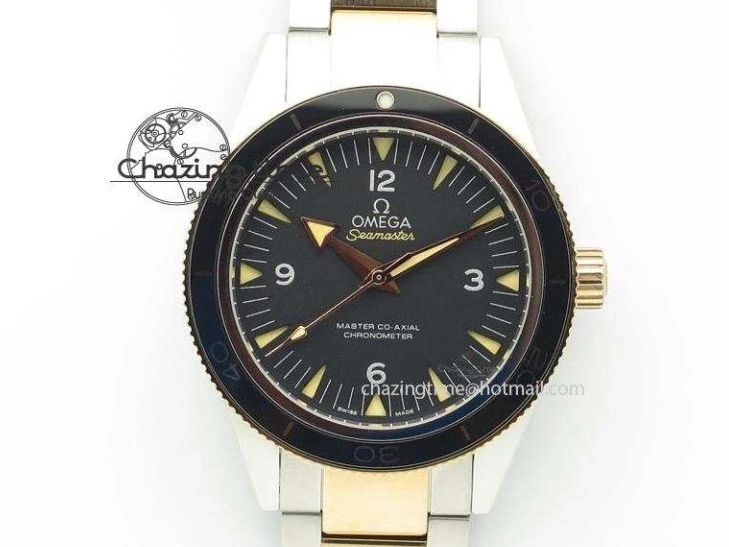 0823 De Ville Hour Vision Co-Axial 41mm SS V6F Best Edition Black Dial On SS Bracelet A BestValue 8277